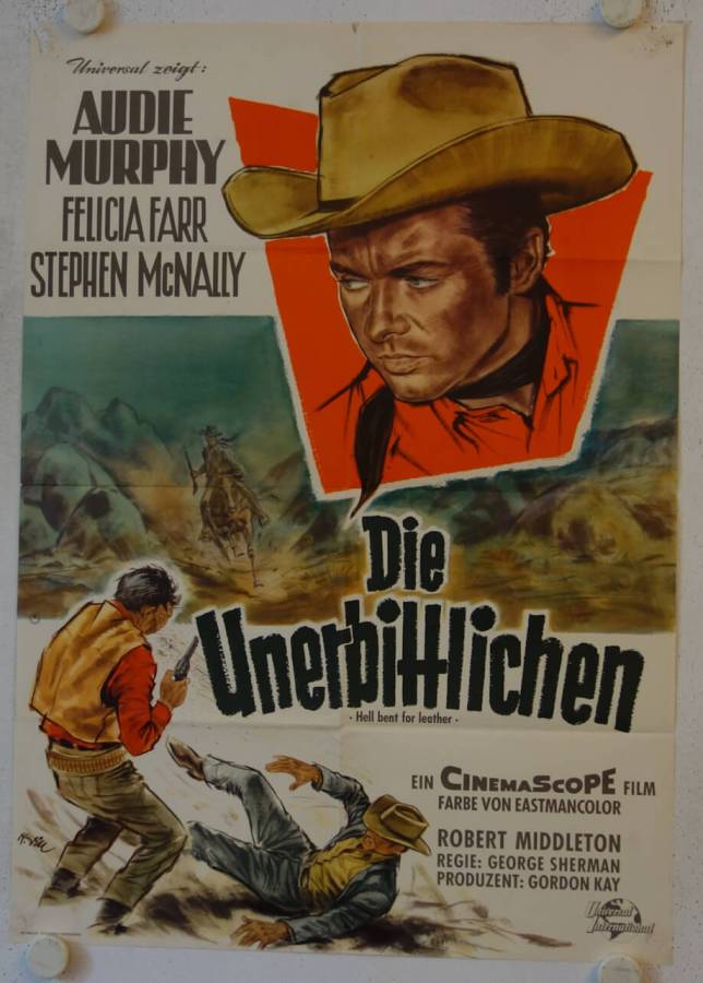 Hell bent for Leather original release german movie poster